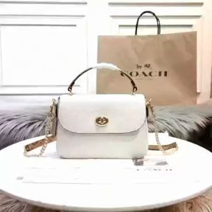Coach Womens Cross Body & Shoulder Bag Authentic Original Leather Classic Fashion High Quality Tote Bag 24*17*7cm。