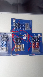 น็อตกันล้ม ชุด บังโคลน หน้า ADV-150 / Z-125 /   DONE -150   CNC PIRANHA 1 ชุด มี 4 ชิ้น น็อต