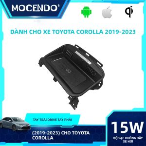 Sạc Không Dây Ô Tô Cho Toyota Corolla 2019-2023 Sạc Nhanh Đạt Chuẩn Qi Phụ Kiện Dành Cho Bảng Điều Khiển Trung Tâm Ô Tô/thiết Bị Di Động