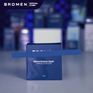 Bromen Sabun Brihtening 3 pcs Skincare Wajah Glowing Sabun Pria Laki Laki Anti Kusam Anti Jerawat