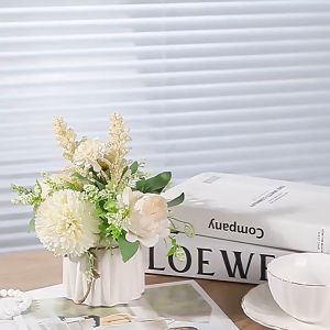 Nordic ins จำลองไฮเดรนเยีย potted เครื่องประดับห้องนั่งเล่นและร้านอาหารตกแต่งตาราง ดอกไม้ปลอม potted บ้านบอนไซขนาดเล็ก