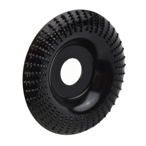 Grinder Wheel Disc 4 Inch Wood Shaping Wheel Wood Grinding Shaping Disk Curved Grinding Disc Woodworking Polishing Thorns Plate