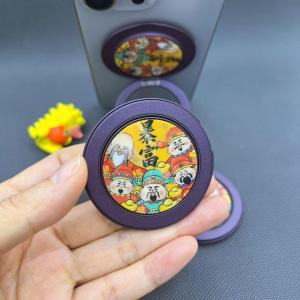 Full Metal Adhesive Mobile Phone Stand Lightweight Portable 36 Degree Rotation Horizontal And Vertical Dual Purpose Stable Support