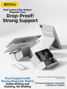 Zoyu | Drop-resistant Suspension Game Stand Protective Case Magnetic Split Design