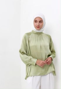 MFMW Adalinda Atasan Blouse Satin