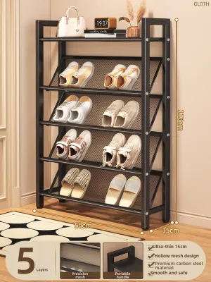MENGSIYUAN | Slim Multi-level Shoe Rack