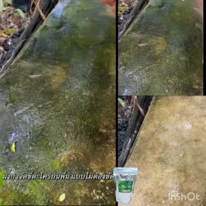 ผงขจัด คราบตะไคร่น้ำ สูตรใหม่ กลิ่นไม่ฉุน เบาแรงขัด ประหยัดเวลา บรรจุ 150 กรัม/แพ็ค ทีเอส-วัน