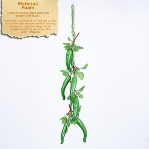 HANXUANMIAOYI | Red Green Pepper Simulation Model Decoration