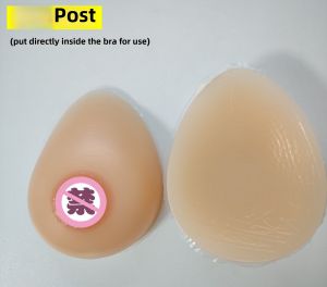 CD Crossdresser Silicone Prosthesis Breast Artificial Breast Self-Adhesive Fake Breast Mens Dress Womens Cos Anchor Big Chest Water Drop Pad