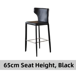 YUEMAILEFU | Luxury Modern Saddle Leather Bar Stool