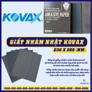 Giấy nhám Nhật KOVAX P240 P320 P400 P600 P800 P1000 P1200 P1500 P2000 giấy ráp chà mịn đánh bóng