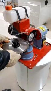 370W Circular Saw Blade Grinder Sharpener 5Inch Wheel Rotary Angle Mill Grinding For Carbide Tipped Saw Wood-Based Panel
