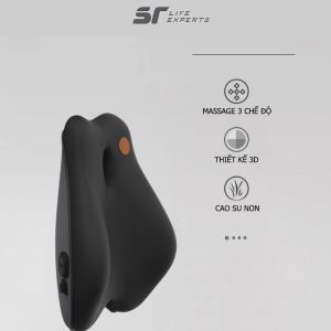 Gối Tựa Lưng Tích Hợp Massage Đệm Lưng Chống Gù Giảm Đau Cột Sống Dùng Cho Văn Phòng ô tô - Sairui Gối Massage Đa Dạng Màu Sắc - Lazada