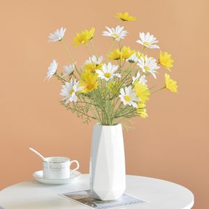 Trang Trí Hoa Nhựa Đơn Giản Nghệ Thuật Nhỏ Hoa Cúc Bàn Ăn Phòng Khách Trang Trí Hoa Khô Chậu Hoa Trang Trí Nhà