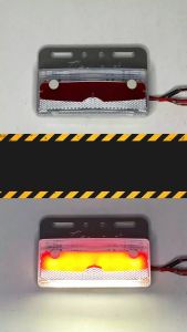 SHILIDUO New Design Car Truck Trailer Side Lights  Marker with Downlight  24V 1Set = 2 PCS  (SD-4034)