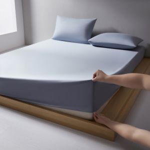 DREAM HOME | Pure Color 100% Cotton Mattress Cover Set