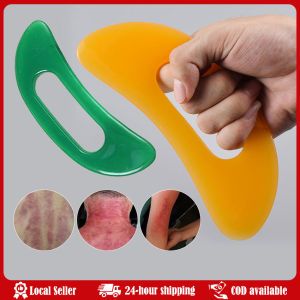 Large Gua Sha Massage Tool Muscle Scraping Massage Tool Lymphatic Drainage Massager Body Sculpting Anti Cellulite Tools for Body Portable Body Massage tool Massage Board Scraper for Shoulder Guasha Board Resin Beeswax Massager Scraper Chinese Gua Sha Tool