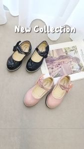 [Brandedbaby] 27-38 Sepatu Pesta Anak Perempuan Mary Jane Party Shoes Sepatu Anak Merah Pink Hitam Premium Anti Slip