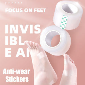 Multifunctional PE Invisible Transparent Sandals High Heels Anti-wear Breathable Foot Stickers for Men and Women