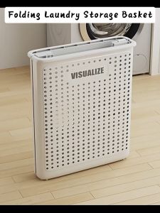 Storix Multifunctional Foldable Ventilate Laundry Basket with Wheels for Dirty Clothes Large Capacity Storage Box