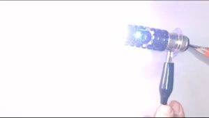 Lampu LED Depan H6 Matic Bebek Super Terang Laser DE Model AES Universal Original