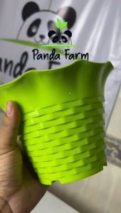 Pot Bunga Sunflower MDN 18 HIjau Cantik Murah Diameter 17cm