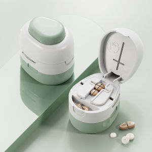 XIALANHUAXI | Half or Quarter Portable Pill Cutter with Storage
