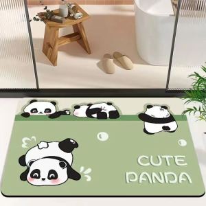Quick Dry Soft Silicon Dendroid Mat Anti Slip Entrance Door Mat for Bathroom Kitchen Absorbent Floor Rug Home Decor Carpet