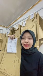 Pola Setelan Baju Kurung Anak | Pola Baju Anak | Pola Instan | Pola Jiplak | Pola Jahitan Lengkap Firdaus Busana