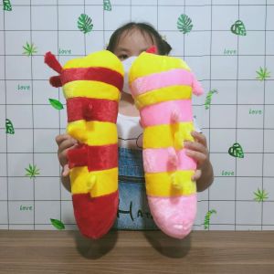 GỐI ÔM SÂU BÔNG 40CM GỐI CHO BÉ 0 - 6 THÁNG HÌNH SÂU LÔNG NHIỀU MÀU ẢNH THẬT