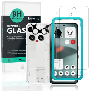Ibywind ปกป้องหน้าจอ5G สำหรับโทรศัพท์รุ่น Nothing (แพ็คละ2ชิ้น) พร้อมกับเลนส์ผู้พิมพ์ชุดติดตั้งง่าย