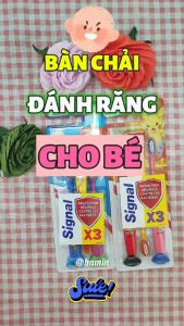 Bàn chải răng cho bé signal ultra soft extra souple cực mềm