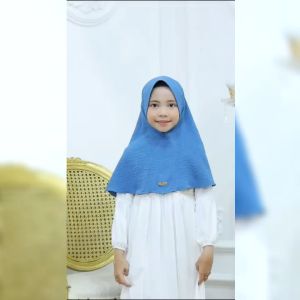 BISA COD Hijab Anak Kepala Pet Antem Kode DAFE Bahan Kringkel Premium By Ory AjeZas Collection