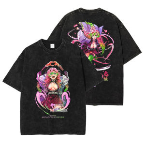 Bandai | Bandai Anime K-Kimetsu No Y-Yaiba T Shirt Vintage Washed D-Demon S-Slayer T-shirts Retro Uzui Tengen Tops Tees Man