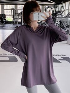 เสื้อวิ่งออกกำลังกายแบบหลวมสำหรับผู้หญิงไซส์ใหญ่ แห้งเร็ว แขนยาว โยคะ ฤดูใบไม้ร่วง/ฤดูหนาว ชุดออกกำลังกาย ชุดโยคะ ชุดออกกำลังกาย