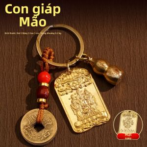 PINZHIJUSHI | Chuỗi Khóa May Mắn Ngũ Sắc