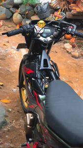 TRG Stang rzr satria fu sonic 150r plus pangkon dudukan raiser satria fu karbu injeksi dan sonic full set