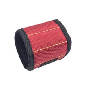 3 Rows Polyester Magnetic Wristband Portable Electrician Carpenter Wrist Holder For Screws Nails Drill Bits Repair Work Tools