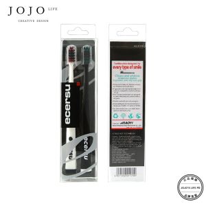 Soft Bristle Bamboo Charcoal Toothbrush for Adults Home Use RAOYI Tooth Cleaning Tool Korean Origin PP+TPR Handle PBT Material