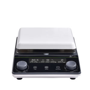 5L Laboratory Magnetic Stirrer 220V EU Plug 1600RPM Laboratory Magnetic Stirrer with Heating Function Thermostatic Equipment