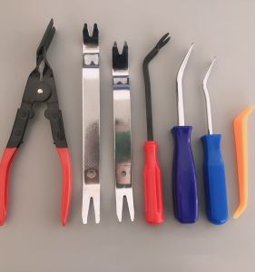 Car Door Panel Buckle Screwdriver Navigation Acoustics Dismounting Tool Disassembly Interior Plastic Crow Plate Warped Rubber Buckle Pry Clip