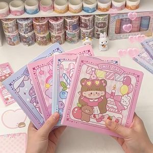 160 pages Cute design diary notebook KOREAN INSTA Weekly Planner Notebook Journal Handbook 方方本