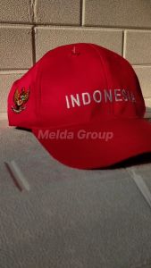 Topi Baseball Bordir Garuda Indonesia Korean Style INDONESIA GARUDA PANCASILA Putra Putri Anak Tanggung Dan Dewasa Premium Quality Washed Cotton Fabric