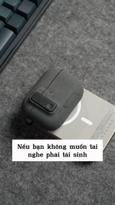 Vỏ Bảo Vệ Ốp AirPod LockMate Nam Châm Từ Tính Chống Sốc Móc Treo Kim Loại I 88Mobile