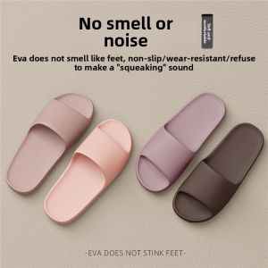 MONLEYTA | Silent Anti-Slip Odor-Resistant EVA Womens Summer Indoor Home Bathroom Bath Slippers Comfortable Lightweight Slip-On Sandals