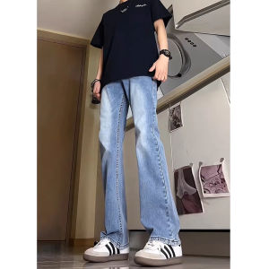 Quần Jeans Bootcut Co Giãn Dáng Slim Fit Phong Cách American High Street Cho Nam Mùa Thu Đông