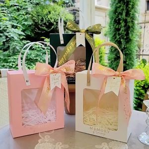 Hộp Đựng Quà Có Quai Cầm Nhiều Màu Phong Cách Hàn Quốc Đựng Quà Tốt Nghiệp Tặng Bạn Gái Tặng Mẹ