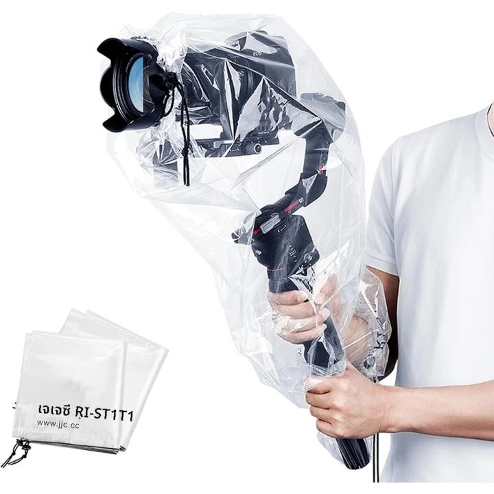 JJC 2แพ็คClear Stabilizer Rain Cover Gimbal Stabilizerสําหรับกล้องเสื้อกันฝนสําหรับDJI RS 4 Pro RS 4 RS 3 Mini Pro RSC 2 ฿ 2