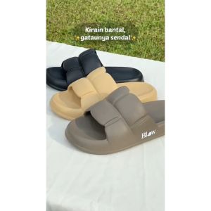Blow BIRKIN 0005 Sanur Sandal Karet Bantal Wanita Korea Slip On