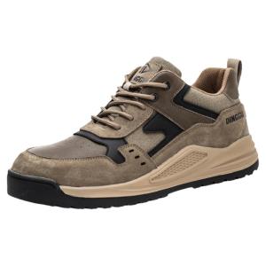 DINGGU | Mens Winter Steel Toe Puncture Proof Lightweight Safety Shoes